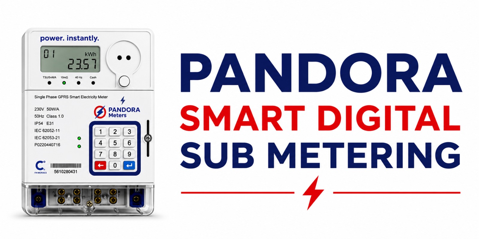 Pandora Smart Digital Sub Metering